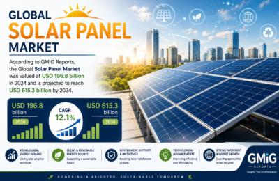Solar Panel Market Insights, Analysis & Forecasts to 2034